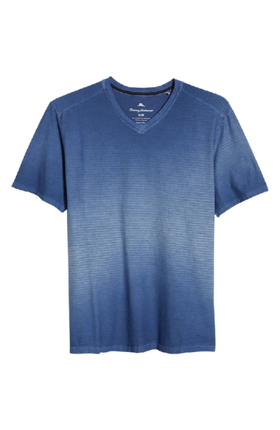 Shop Tommy Bahama Cirrus Coast V-neck T-shirt In Dockside Blue