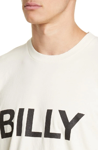 Shop Billy Logo T-shirt In Dusty White