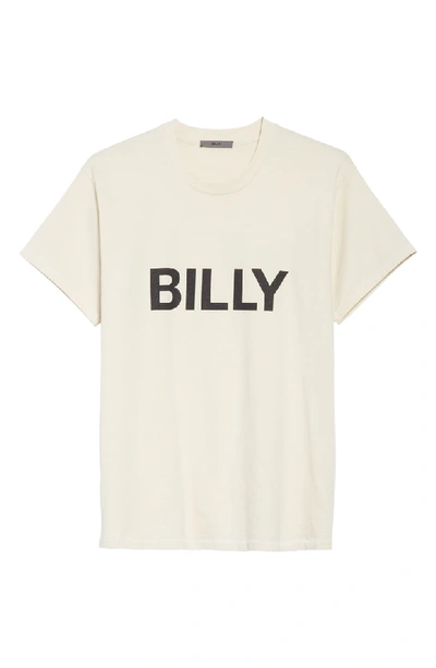 Shop Billy Logo T-shirt In Dusty White