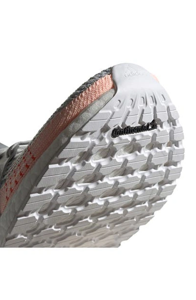 Shop Adidas Originals Ultraboost 19 Running Shoe In Grey/ Clear Orange/ Orange