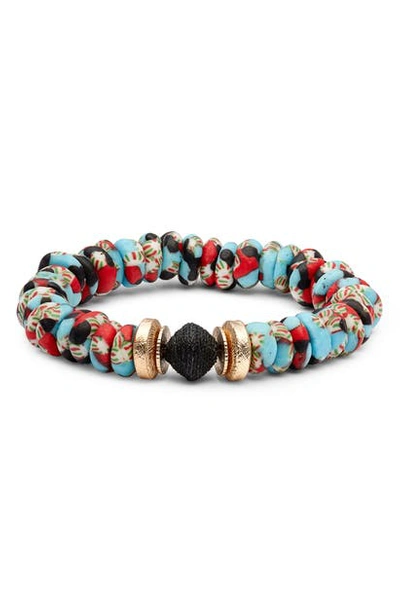 Shop Akola Wimberly Beaded Bracelet In Blue/ Multi