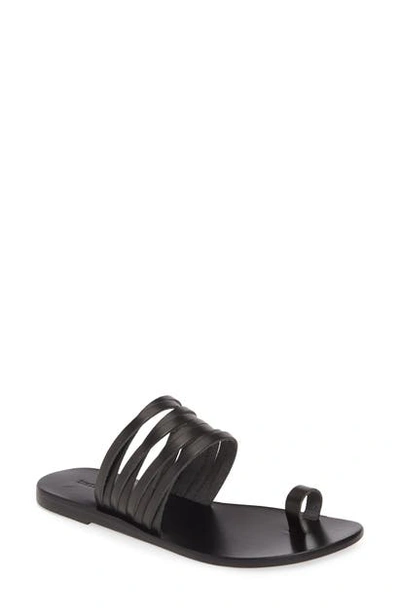 Shop Band Of Gypsies Iona Sandal In Black Leather