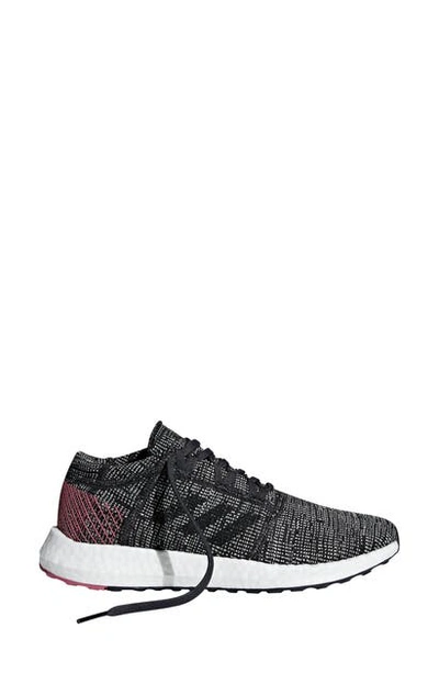 Shop Adidas Originals Pureboost X Element Knit Running Shoe In Carbon/ Carbon/ Trace Maroon