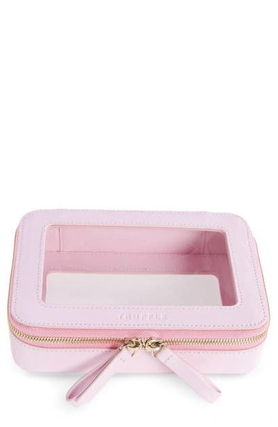 Shop Truffle Clarity Jetset Cosmetics Case In Pink