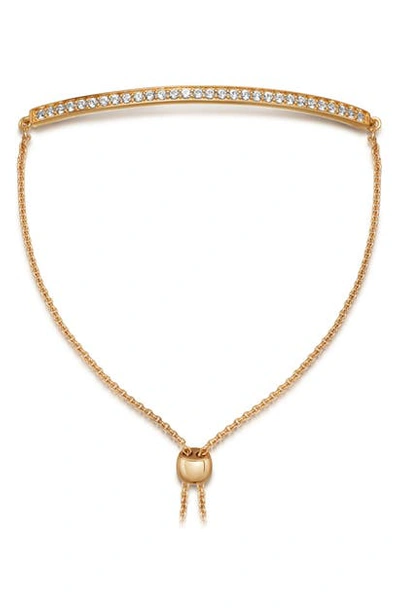Shop Astley Clarke Sapphire Kula Eternity Bracelet In Gold