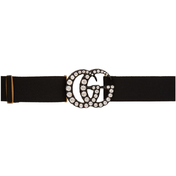 gucci wide elastic belt