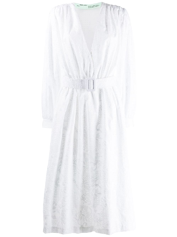 off white cotton dress