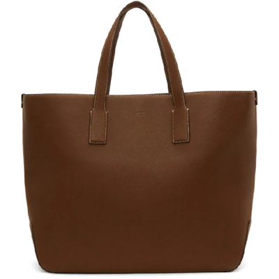 Shop Hugo Boss Boss Brown Crosstown Tote In 235 Pstl Br