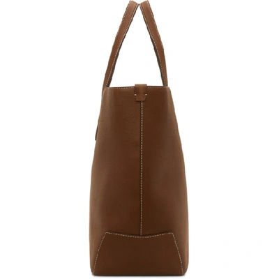 Shop Hugo Boss Boss Brown Crosstown Tote In 235 Pstl Br