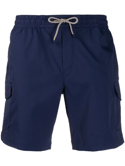 Shop Brunello Cucinelli Classic Swim Shorts - Blue