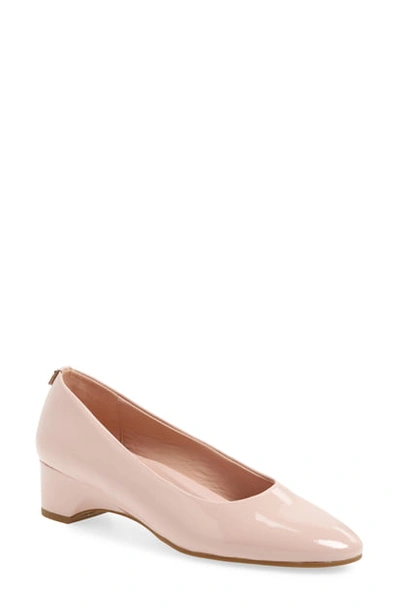 Shop Taryn Rose Babs Wedge Pump In Cameo Patent Leather