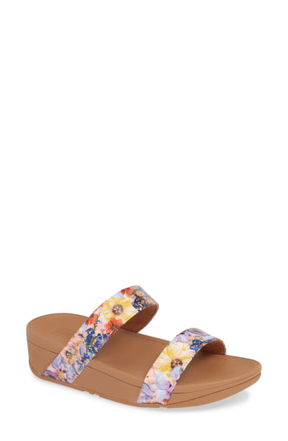 fitflop lottie flower crush wedge sandal