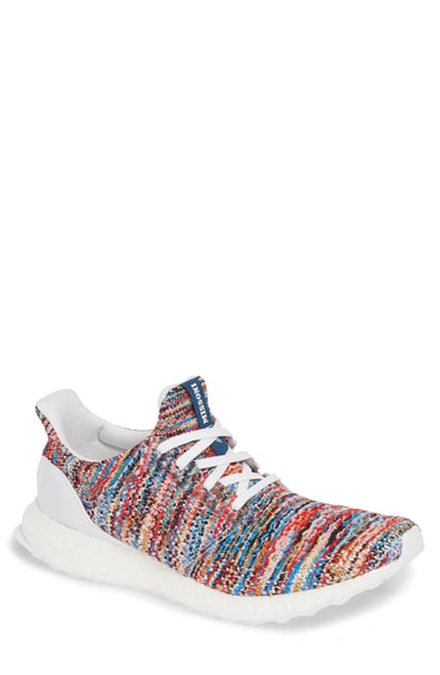 Shop Adidas X Missoni Ultraboost Clima Sneaker In White/ Shock Cyan/ Active Red