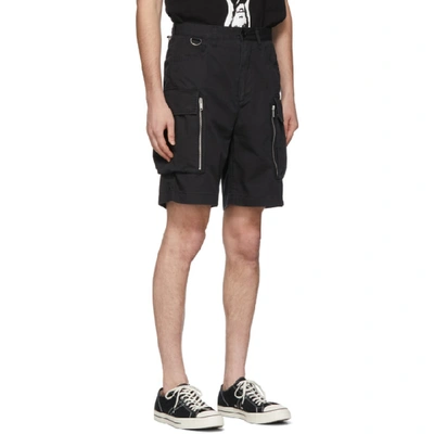 Shop Undercover Black Cargo Shorts
