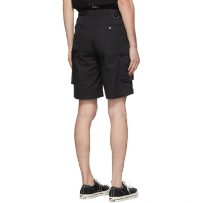 Shop Undercover Black Cargo Shorts