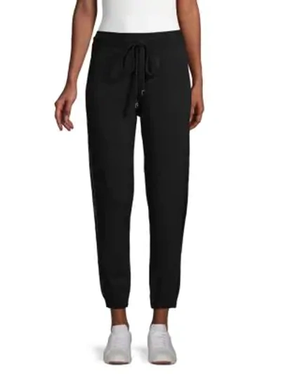 Shop Oscar De La Renta Sequined Jogging Pants In Black