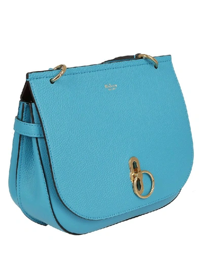 Shop Mulberry Shoulder Bag In Azzurro