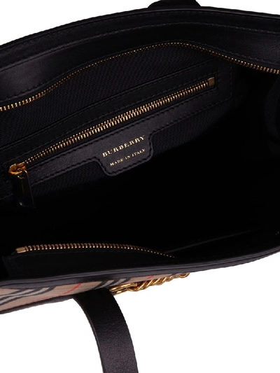 Shop Burberry Shoulder Bag In Black