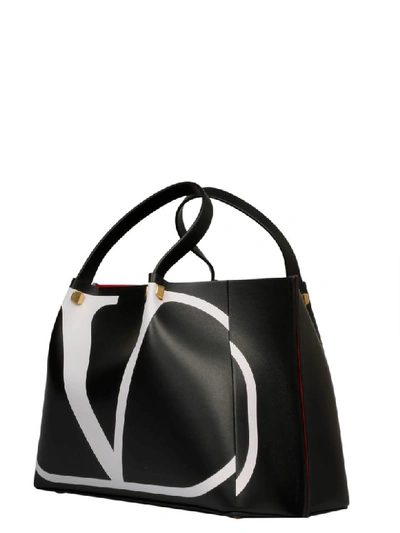 Shop Valentino Tote In Ner