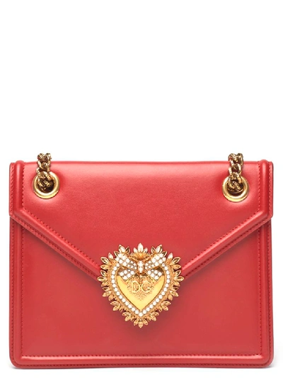 Shop Dolce & Gabbana Devotion Bag Bag In Red