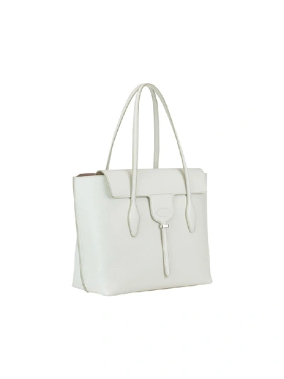 Shop Tod's Joy Bag Medium In White