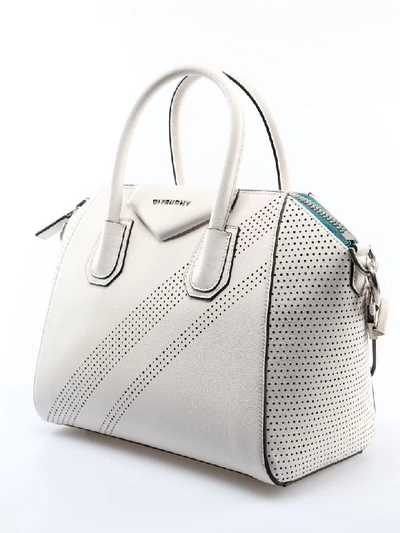 Shop Givenchy Small Antigona Tote In White