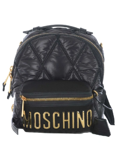 Shop Moschino Backpack In Nero