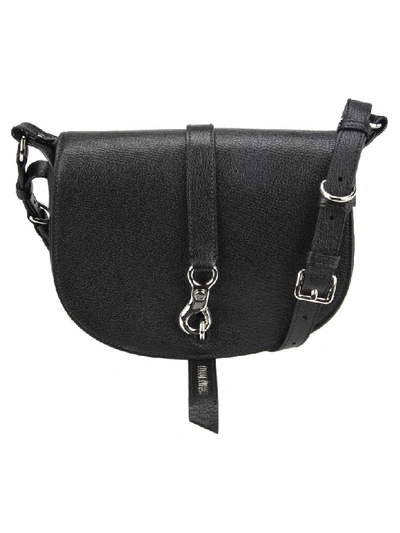 Shop Miu Miu Madras Shoulder Bag In Black