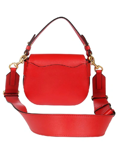 Shop Moschino Teddy Shoulder Bag In Red