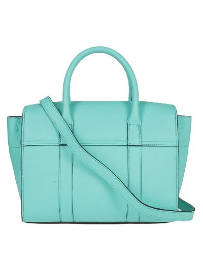 Shop Mulberry Bayswater Small Tote In Blue