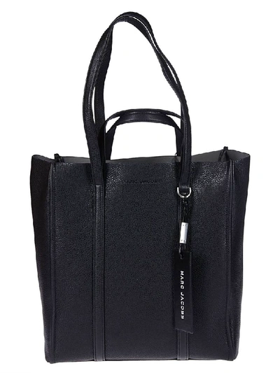 Shop Marc Jacobs Oversized Tag Tote In Black