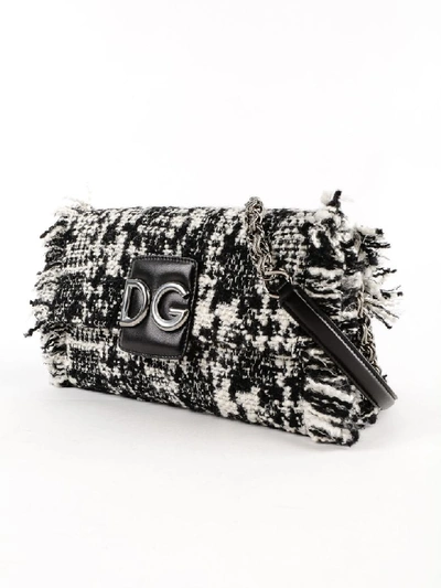 Shop Dolce & Gabbana Dg Patch Shoulder Bag In White