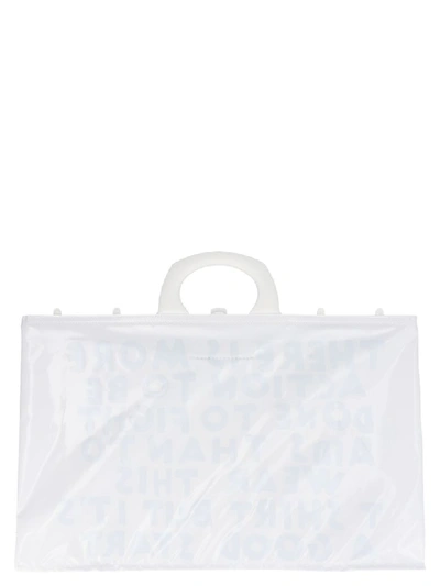 Shop Mm6 Maison Margiela Bag In White