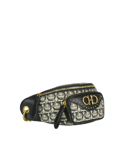 Shop Ferragamo Gancini Belt Bag In Multicolor