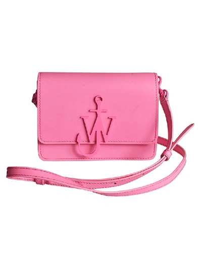 Shop Jw Anderson Malibu Anchor Shoulder Bag In Pink
