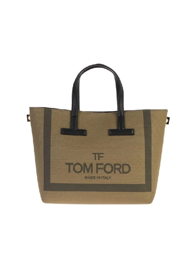 Shop Tom Ford Tote Bag In Green