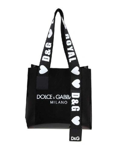 Shop Dolce & Gabbana Shopping Steet In Pvc Color Black