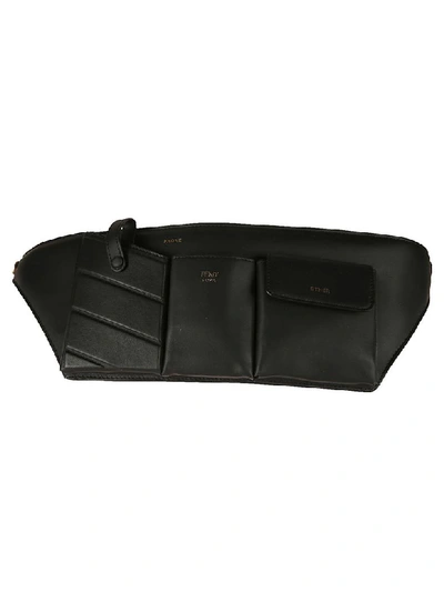 Shop Fendi Pockets Belt Bag In Nero