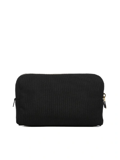 Shop Prada Cosmetic Pouch In Black