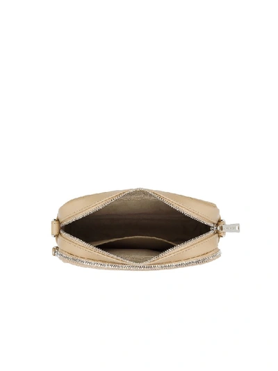 Shop Lancaster Parisienne Couture Small Crossbody Bag In Nude