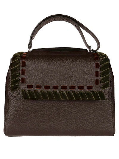 Shop Orciani Boxy Tote In Brown