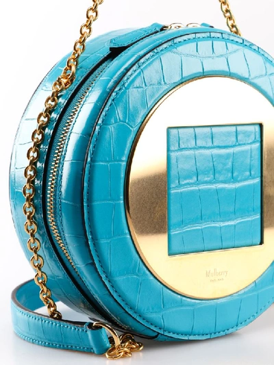 Shop Mulberry The Roundabout Clutch In Azure