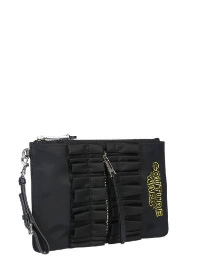 Shop Moschino Couture Wars Clutch In Nero