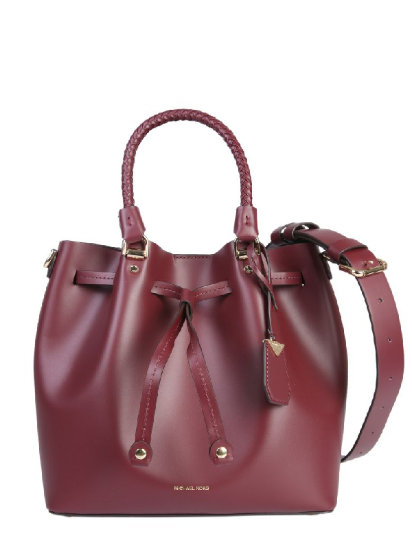 michael michael kors blakely leather bucket bag