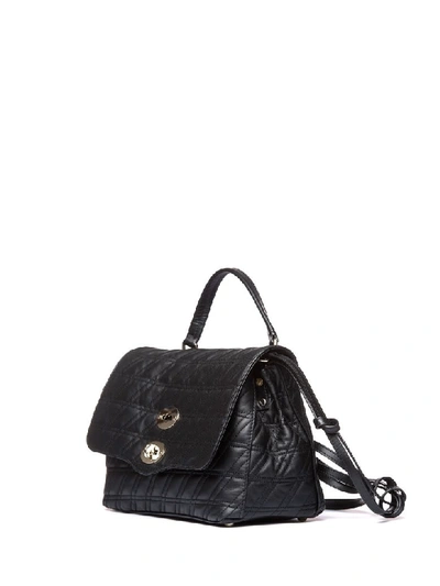 Shop Zanellato Postina S Zeta Qiulted Bag In Nero