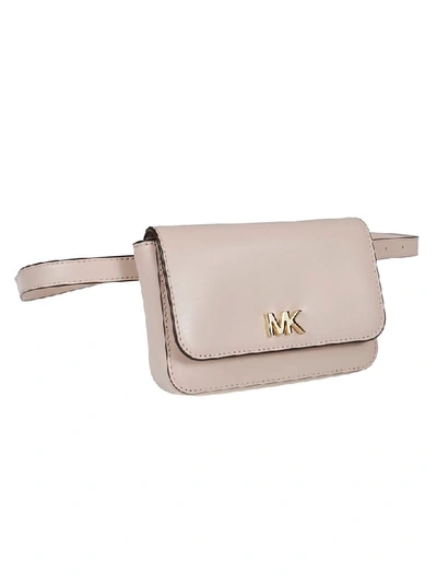 Shop Michael Kors Mott Belt Bag In Soft Pink
