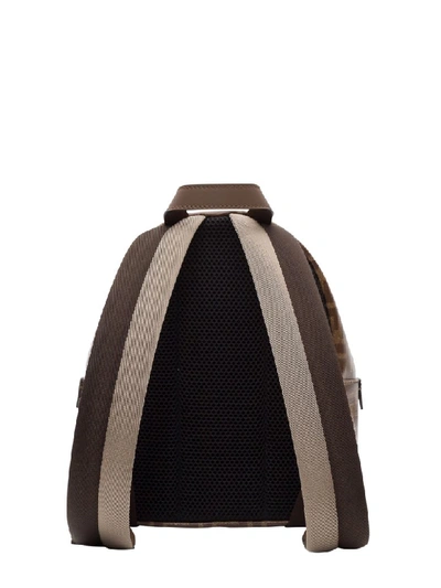 Shop Fendi Mini Backpack In Marrone