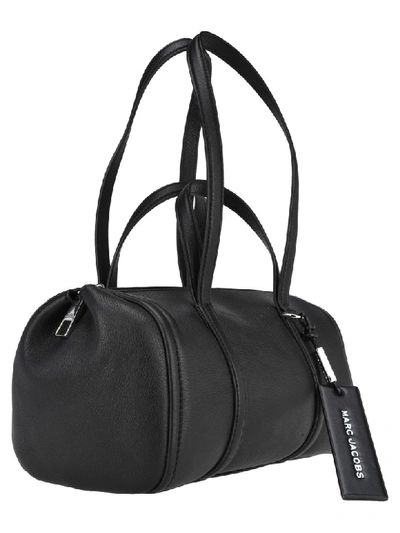 Shop Marc Jacobs The Tag Bauletto Bag In Black