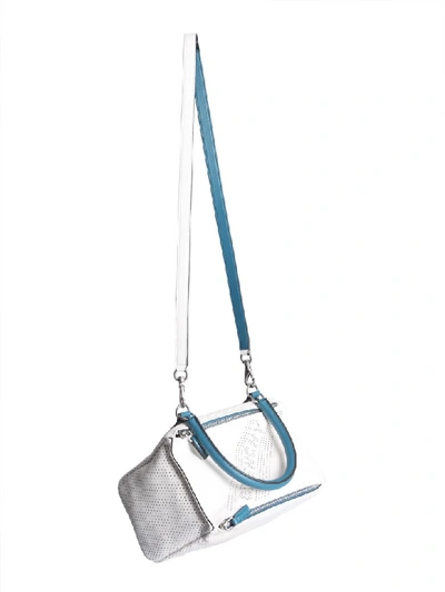 Shop Givenchy Small Pandora Bag In Bianco