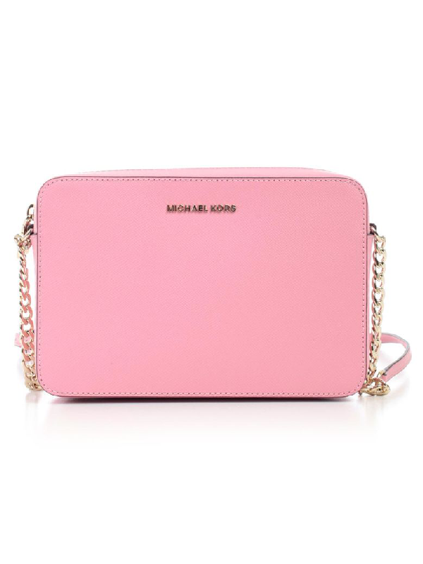 michael kors jet set crossbody pink